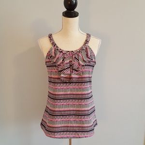 Banana Republic Ruffle Neck Tank